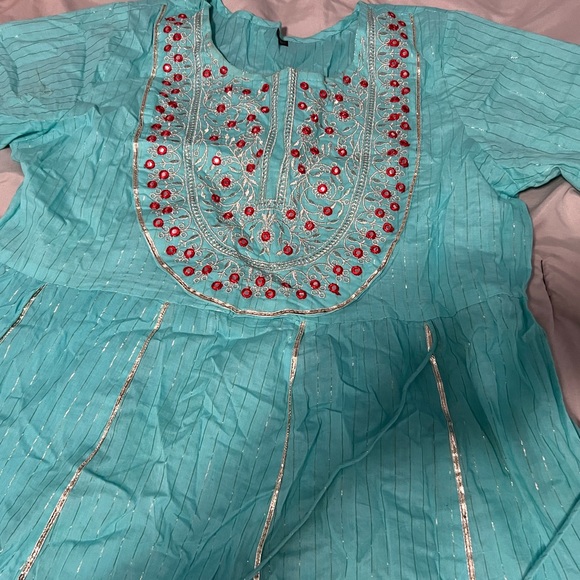 Beautiful frok shirt with plazo - Picture 6 of 16